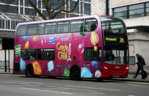 Candy Crush Saga Bus