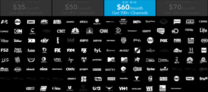 DirecTV Now - Go Big