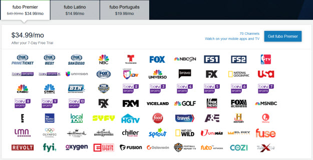 FuboTV Channels